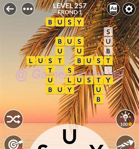 wordscape level 257